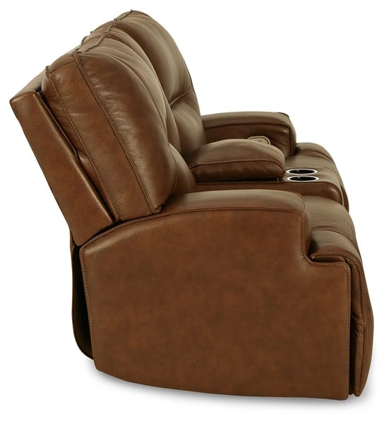 Ashley Living Room Francesca Power Reclining Loveseat with Console U2570518
