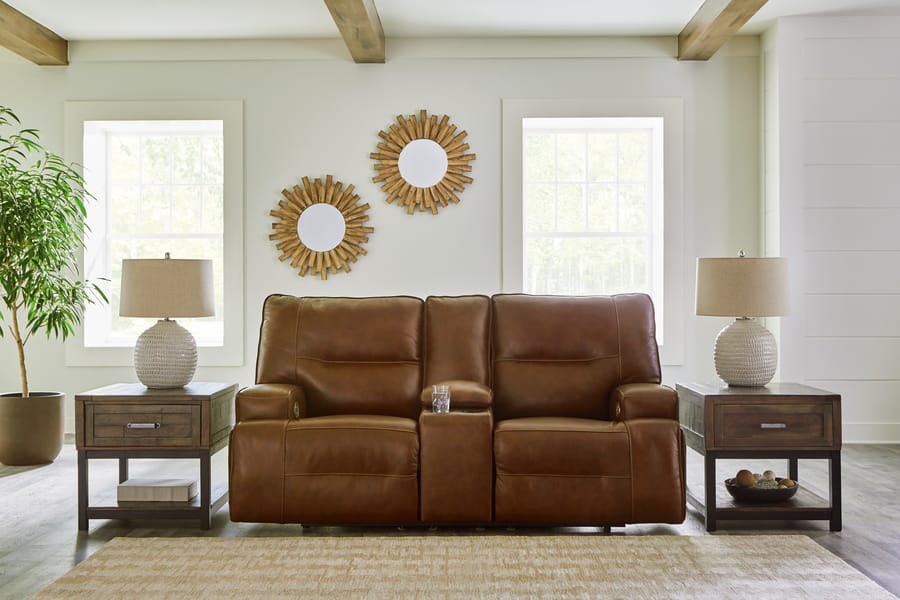 Ashley Living Room Francesca Power Reclining Loveseat with Console U2570518
