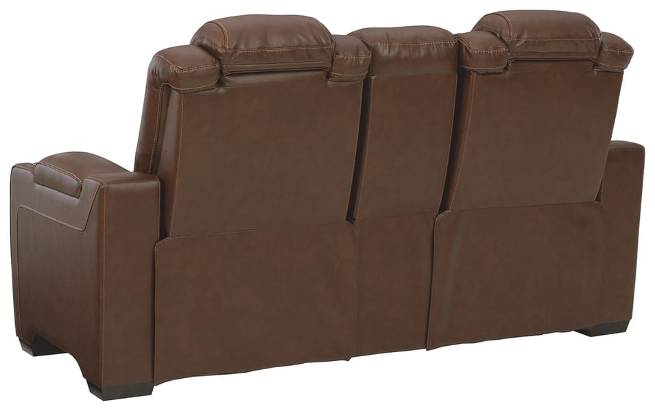 Ashley Living Room Backtrack Power Reclining Loveseat with Console U2800418