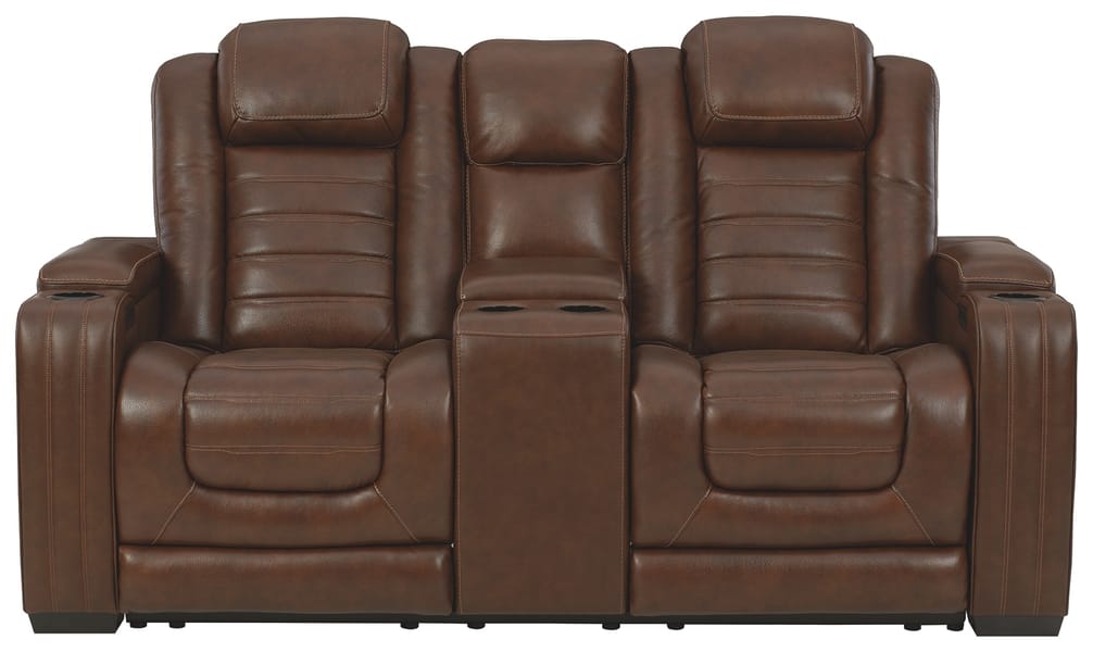 Ashley Living Room Backtrack Power Reclining Loveseat with Console U2800418