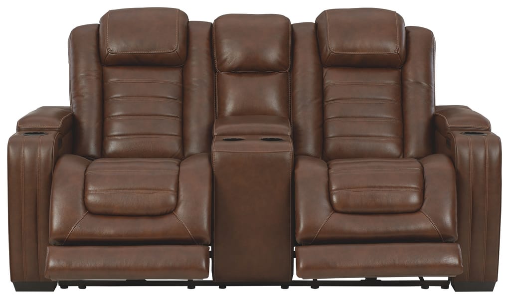 Ashley Living Room Backtrack Power Reclining Loveseat with Console U2800418