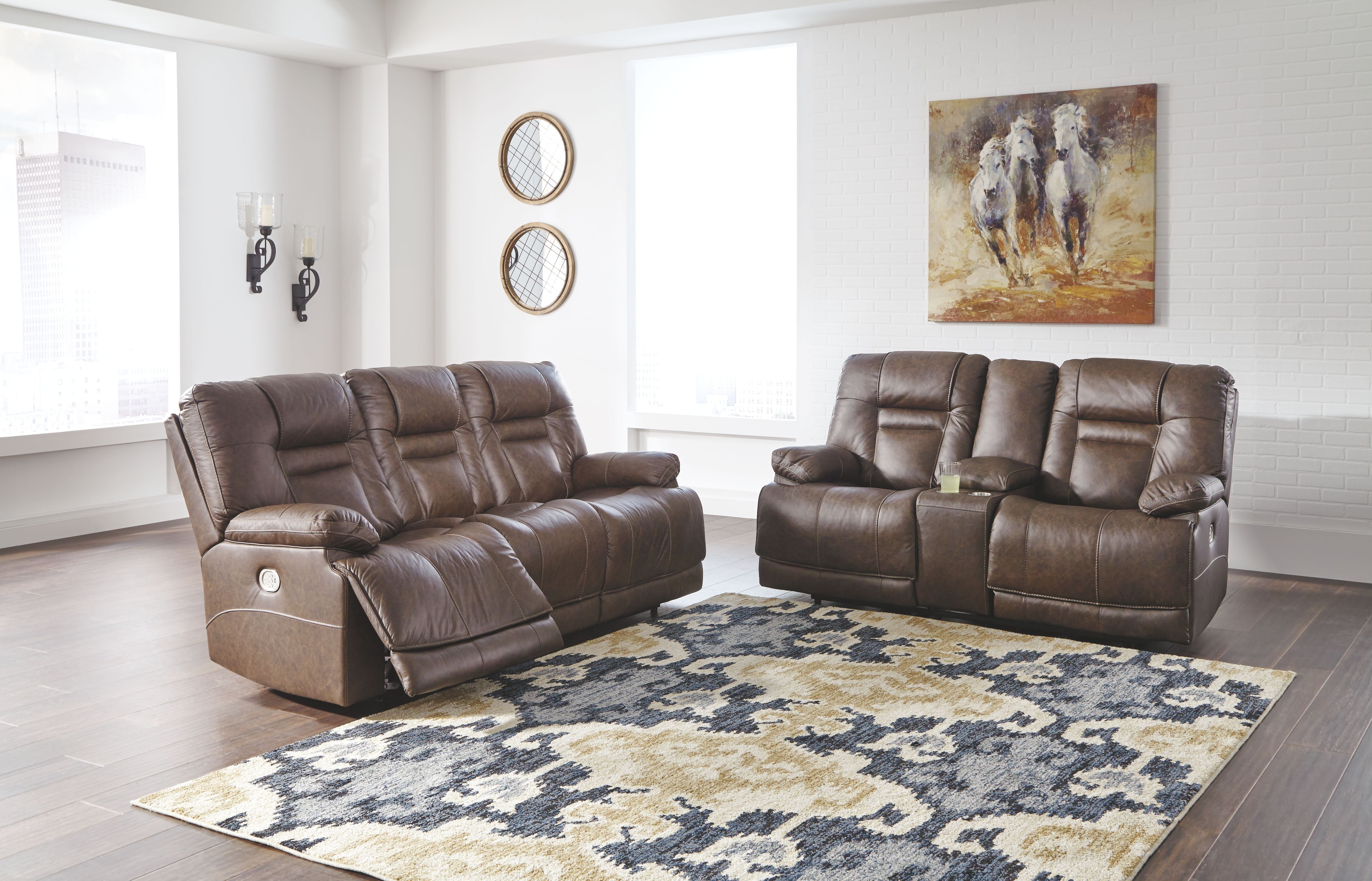 Living Room Sofas Ashley Living Room Wurstrow Power Reclining Sofa