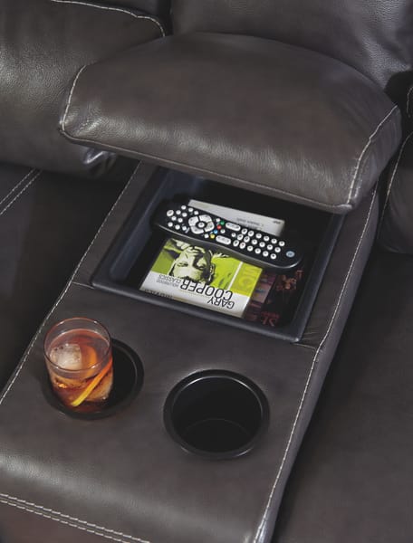 Ashley Living Room McCaskill Power Reclining Loveseat with Console U6090096