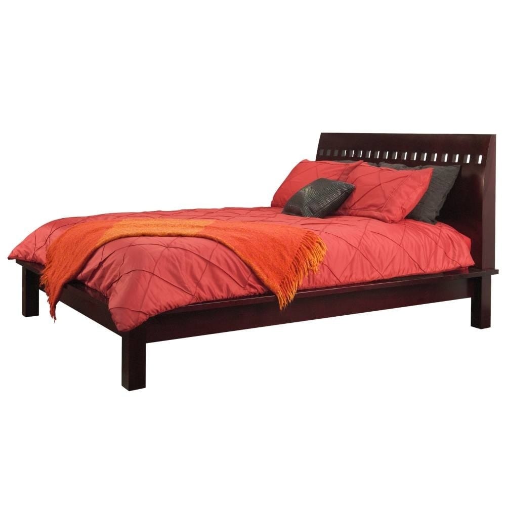 Modus Bedroom Veneto Wood Platform Bed In Espresso VE23F7