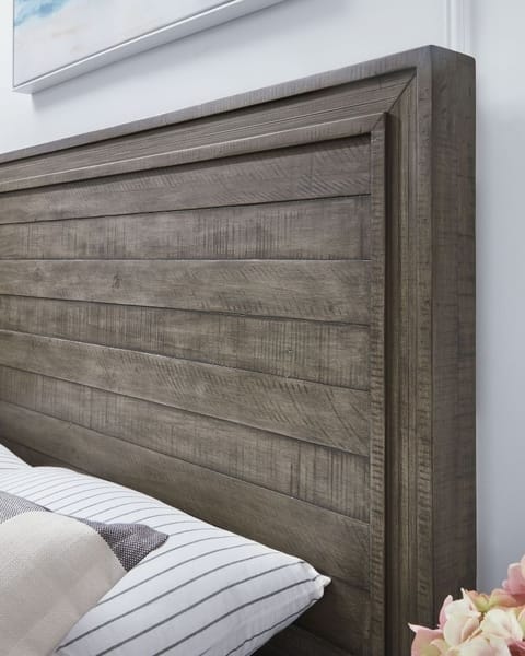 Modus Bedroom William Solid Wood Panel Bed In Dusty Dawn FYBVA5
