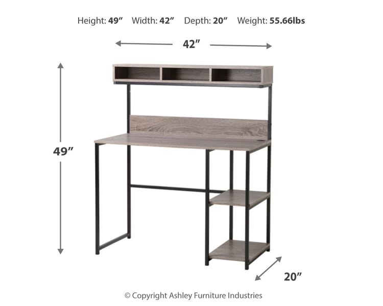 Ashley Home Office Daylicrew Home Office Desk and Hutch Z1510259
