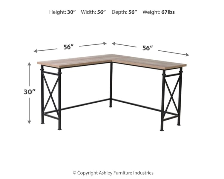 Ashley Home Office Jaeparli Home Office L-Desk Z1610378