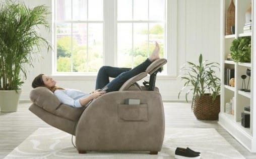 Catnapper Furniture Living Room Power Headrest Power LayFlat Recl with Heat/Massage/Lumbar/Zero Gravity 7641067