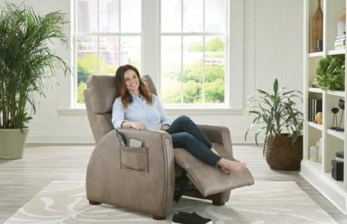 Catnapper Furniture Living Room Power Headrest Power LayFlat Recl with Heat/Massage/Lumbar/Zero Gravity 7641067